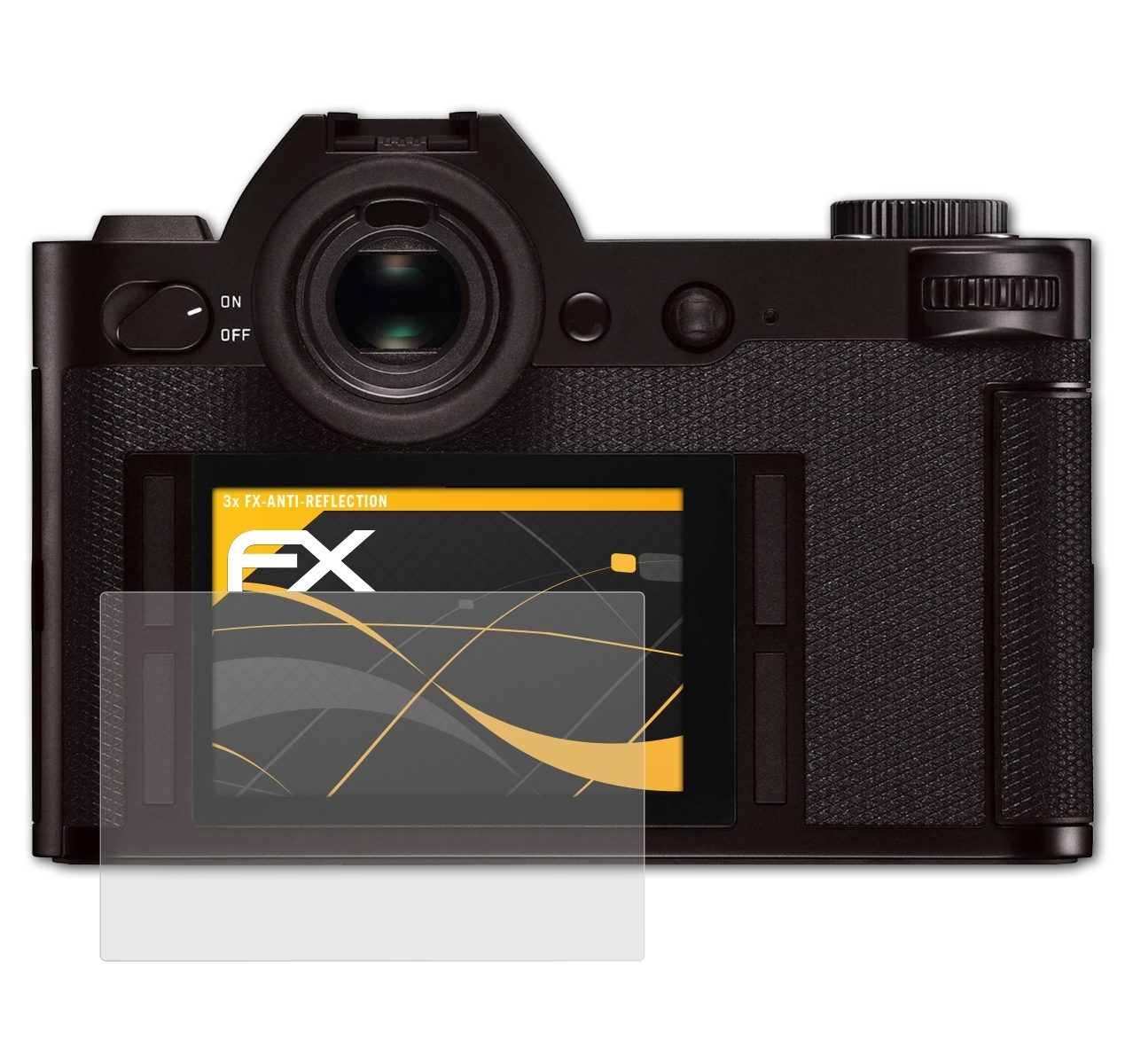 ATFOLIX 3x FX-Antireflex Displayschutz(für Leica 601)) SL (Typ