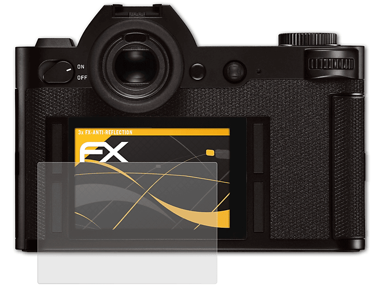 ATFOLIX 3x FX-Antireflex Displayschutz(für Leica SL (Typ 601))
