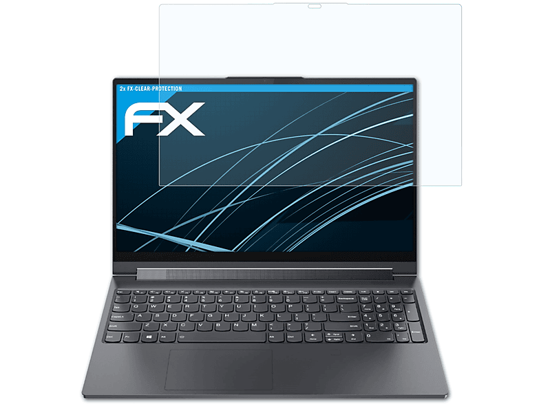 ATFOLIX 2x FX-Clear Displayschutz(für Lenovo (15 inch)) 9i Yoga