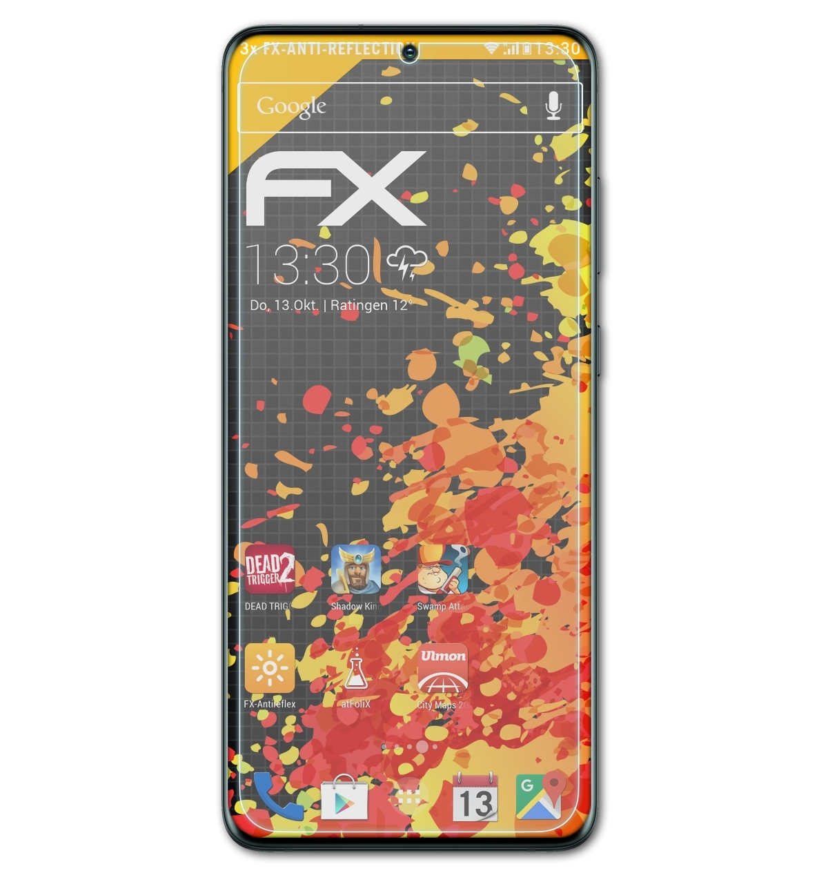 3x Plus) S20 Displayschutz(für FX-Antireflex Samsung Galaxy ATFOLIX