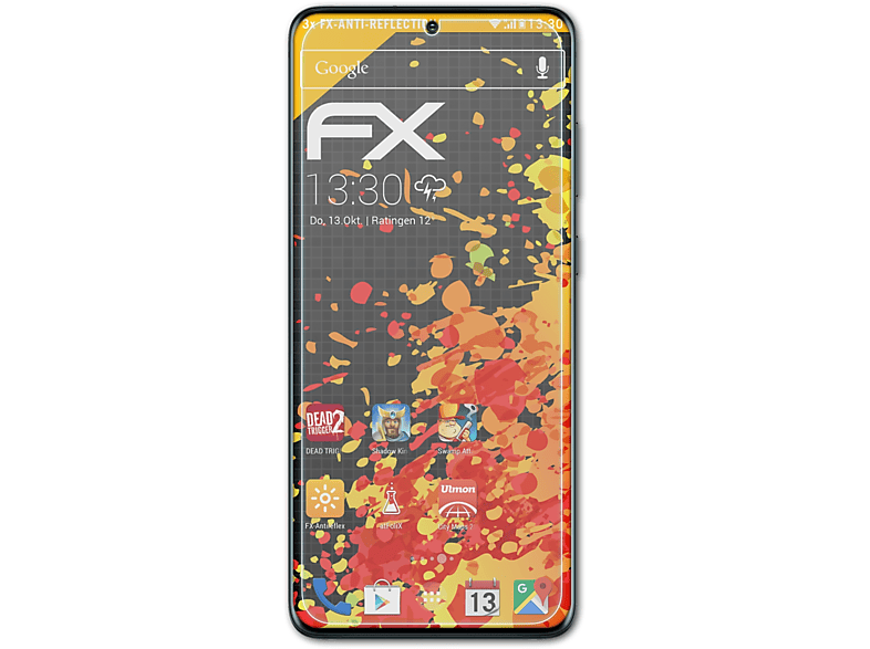 Galaxy S20 Samsung FX-Antireflex Plus) Displayschutz(für ATFOLIX 3x