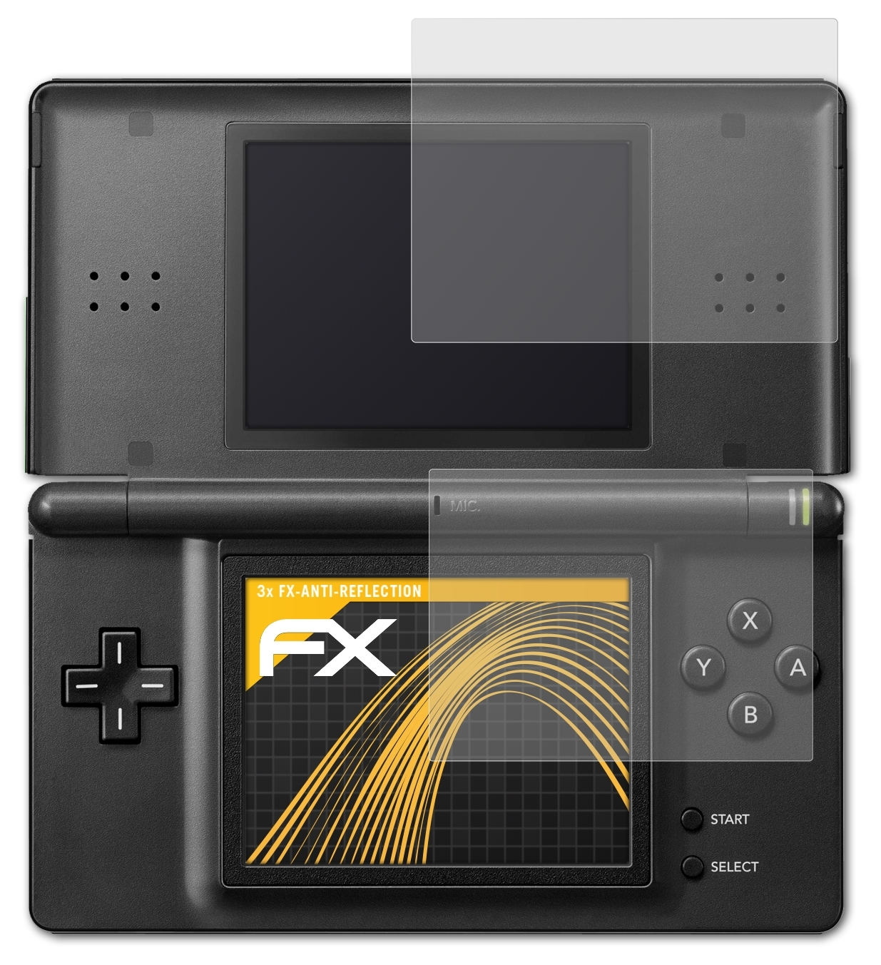 ATFOLIX Displayschutz(für DS-Lite) Nintendo FX-Antireflex 3x