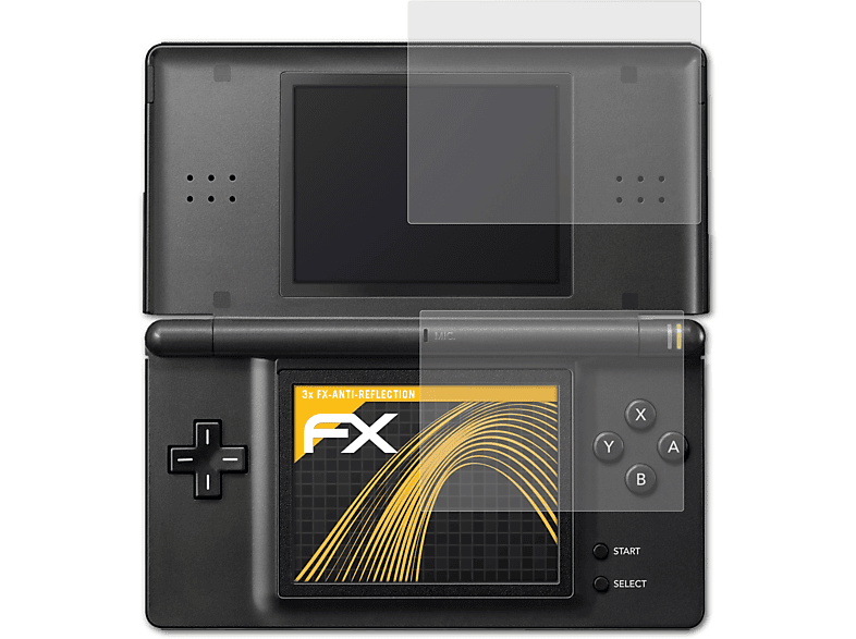 ATFOLIX 3x FX-Antireflex Displayschutz(für Nintendo DS-Lite)