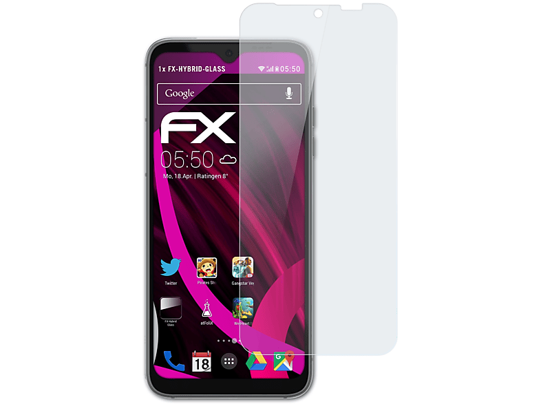 ATFOLIX Schutzglas(für Fairphone 4) FX-Hybrid-Glass