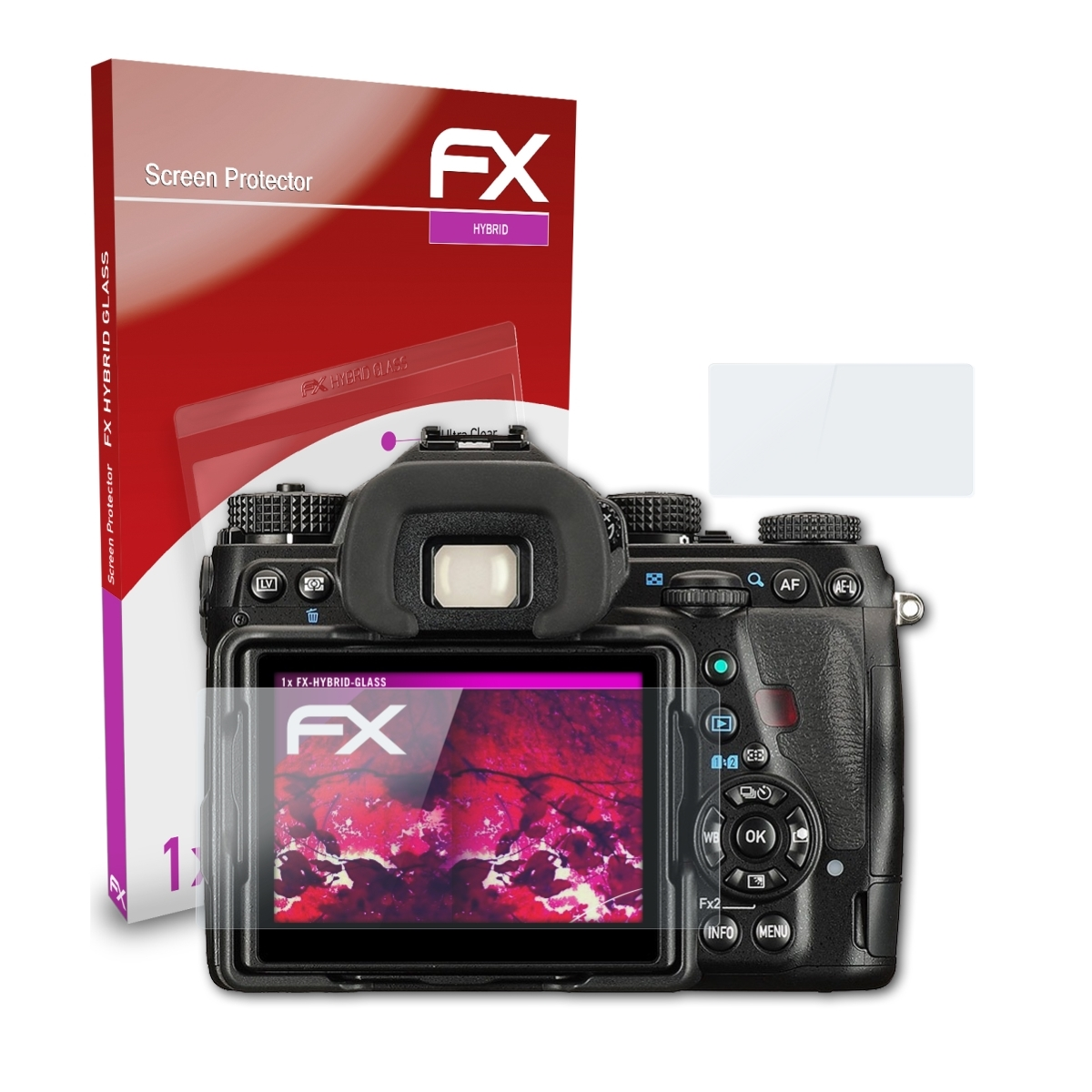 Pentax FX-Hybrid-Glass Mark ATFOLIX K-1 II) Ricoh Schutzglas(für