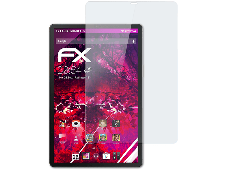 ATFOLIX FX-Hybrid-Glass Schutzglas(für Samsung S5e) Galaxy Tab