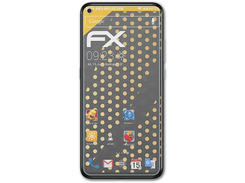 ATFOLIX 3x FX-Antireflex Displayschutz(für Alcatel TCL Plex)