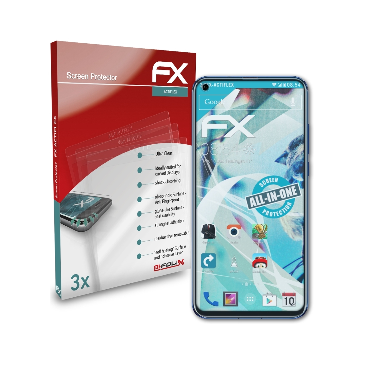Honor Huawei ATFOLIX Displayschutz(für 3x View FX-ActiFleX 20)