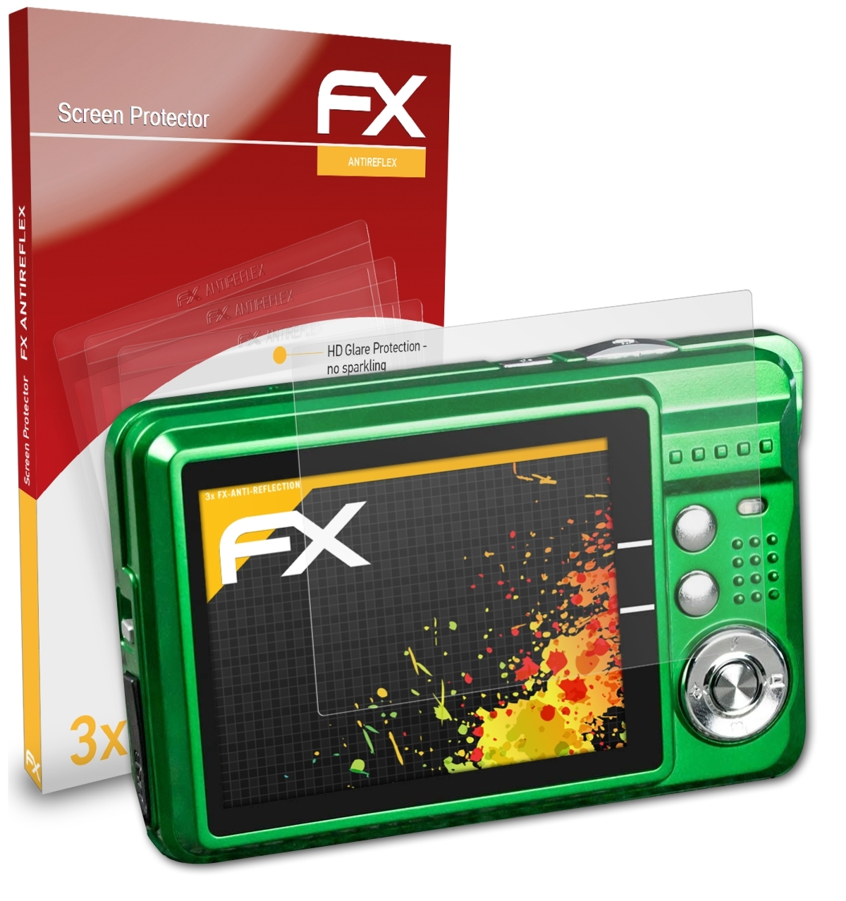 (21 ATFOLIX MP)) TFT Displayschutz(für FX-Antireflex 2.7 Inch Voxpan 3x