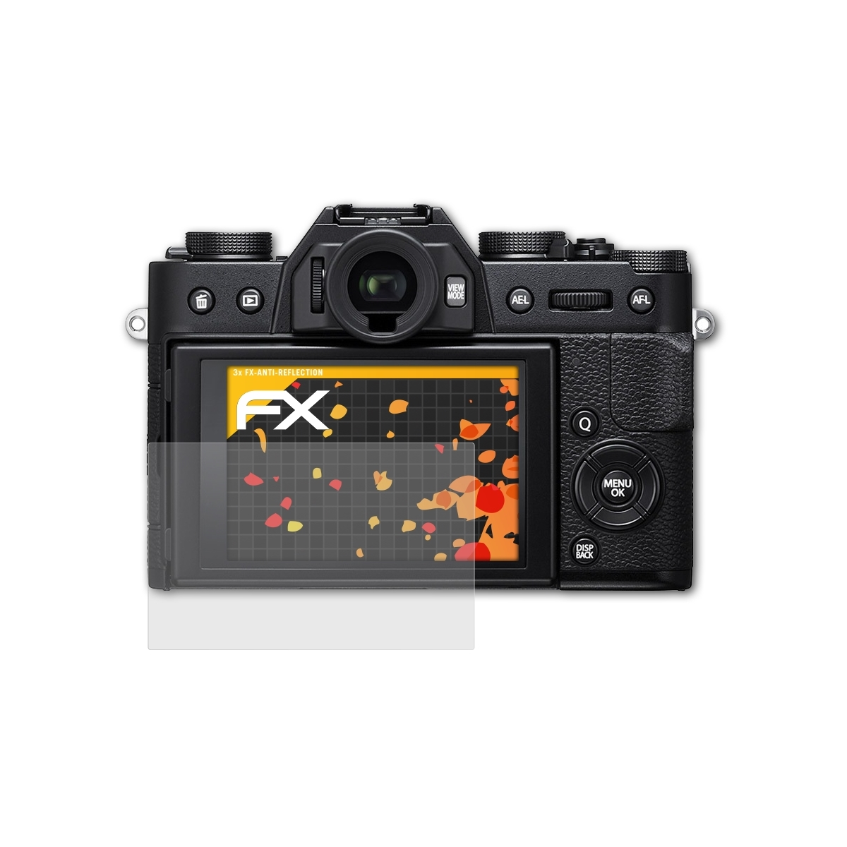 ATFOLIX 3x X-T20) Displayschutz(für FX-Antireflex Fujifilm