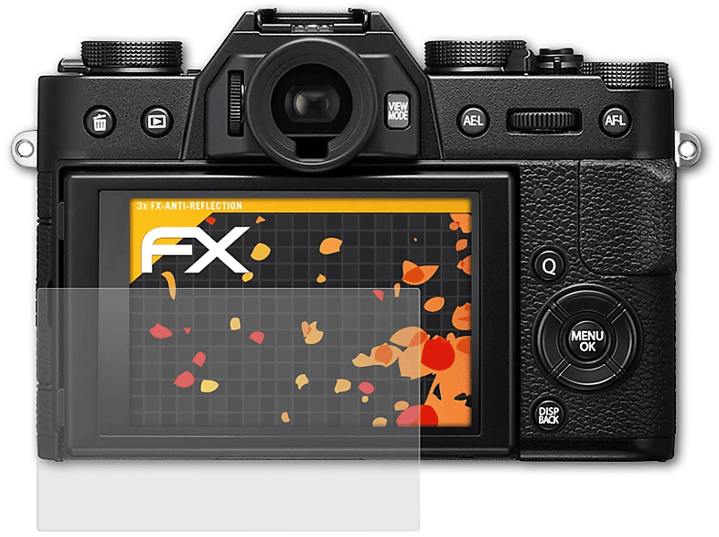 FX-Antireflex X-T20) ATFOLIX Fujifilm Displayschutz(für 3x