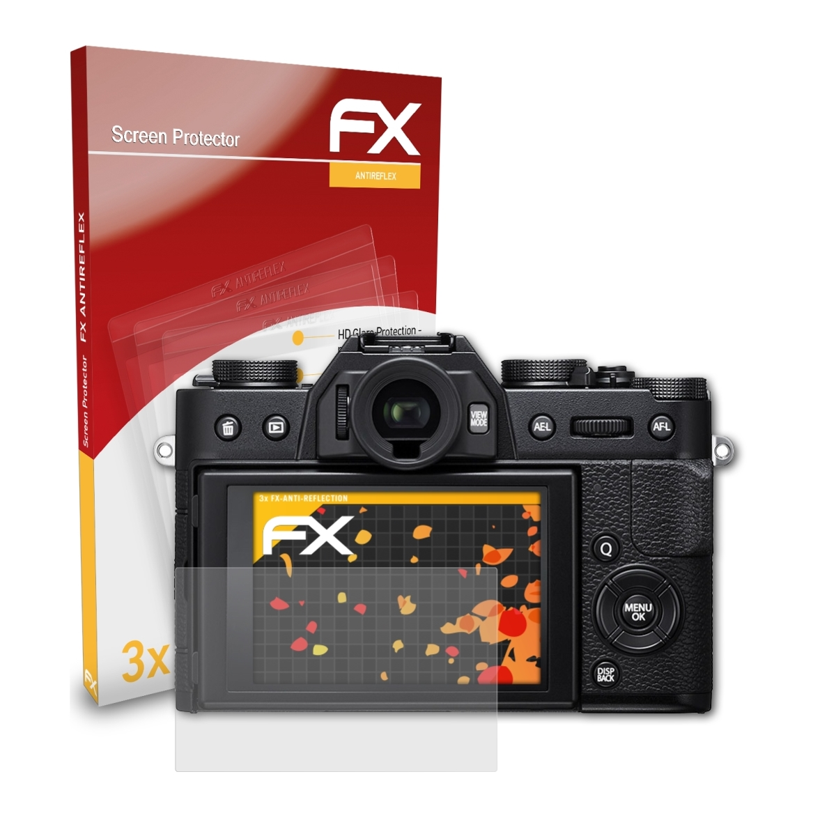 ATFOLIX 3x FX-Antireflex Fujifilm Displayschutz(für X-T20)