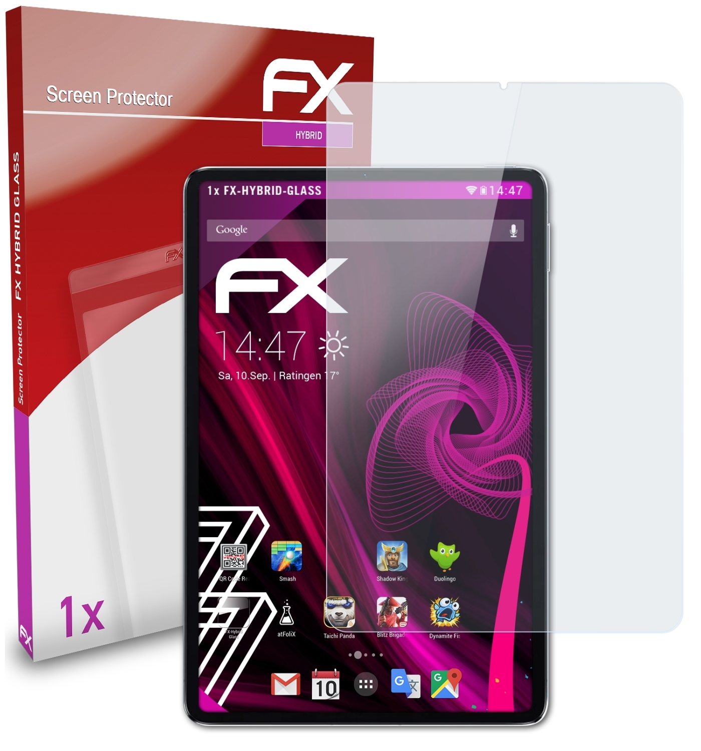 FX-Hybrid-Glass Mi Pad ATFOLIX 5) Schutzglas(für Xiaomi