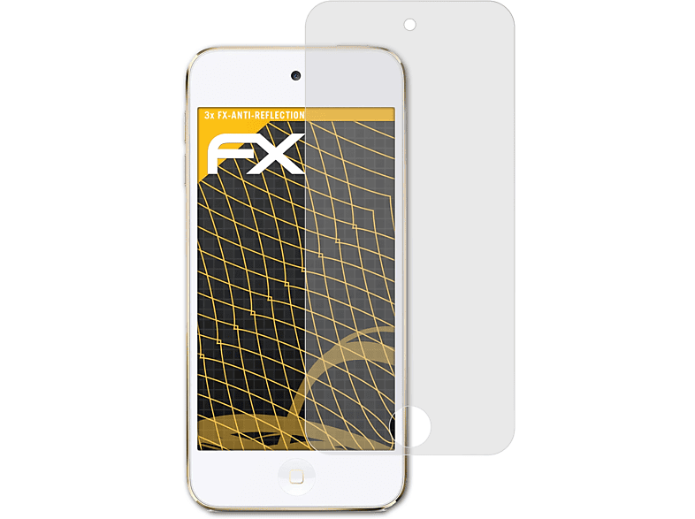 ATFOLIX 3x FX-Antireflex Displayschutz(für Apple iPod touch 7G)