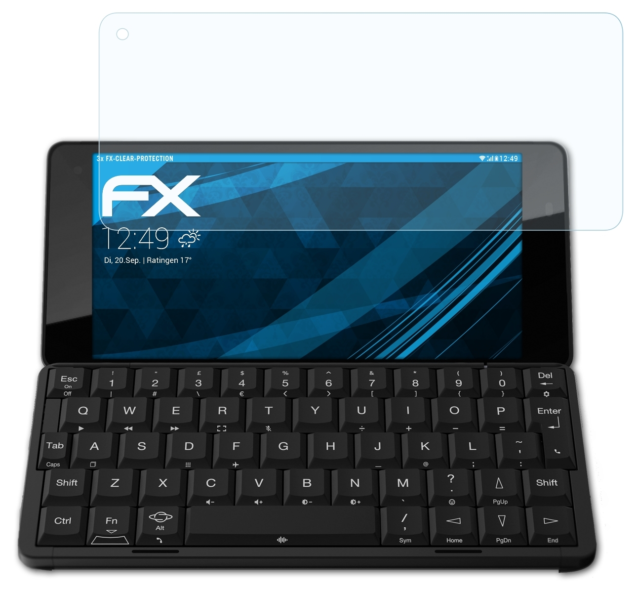 ATFOLIX 3x FX-Clear Displayschutz(für Planet Computers Communicator) Cosmo