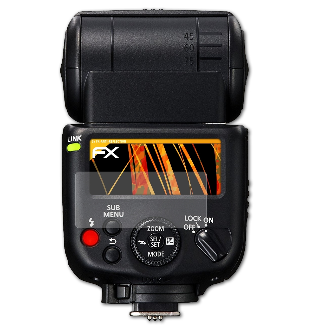 Speedlite 430EX 3x III-RT) FX-Antireflex Canon ATFOLIX Displayschutz(für