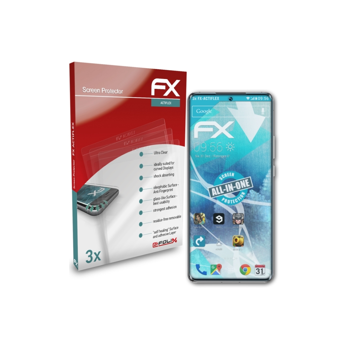 Displayschutz(für 18s Pro) ATFOLIX Meizu FX-ActiFleX 3x