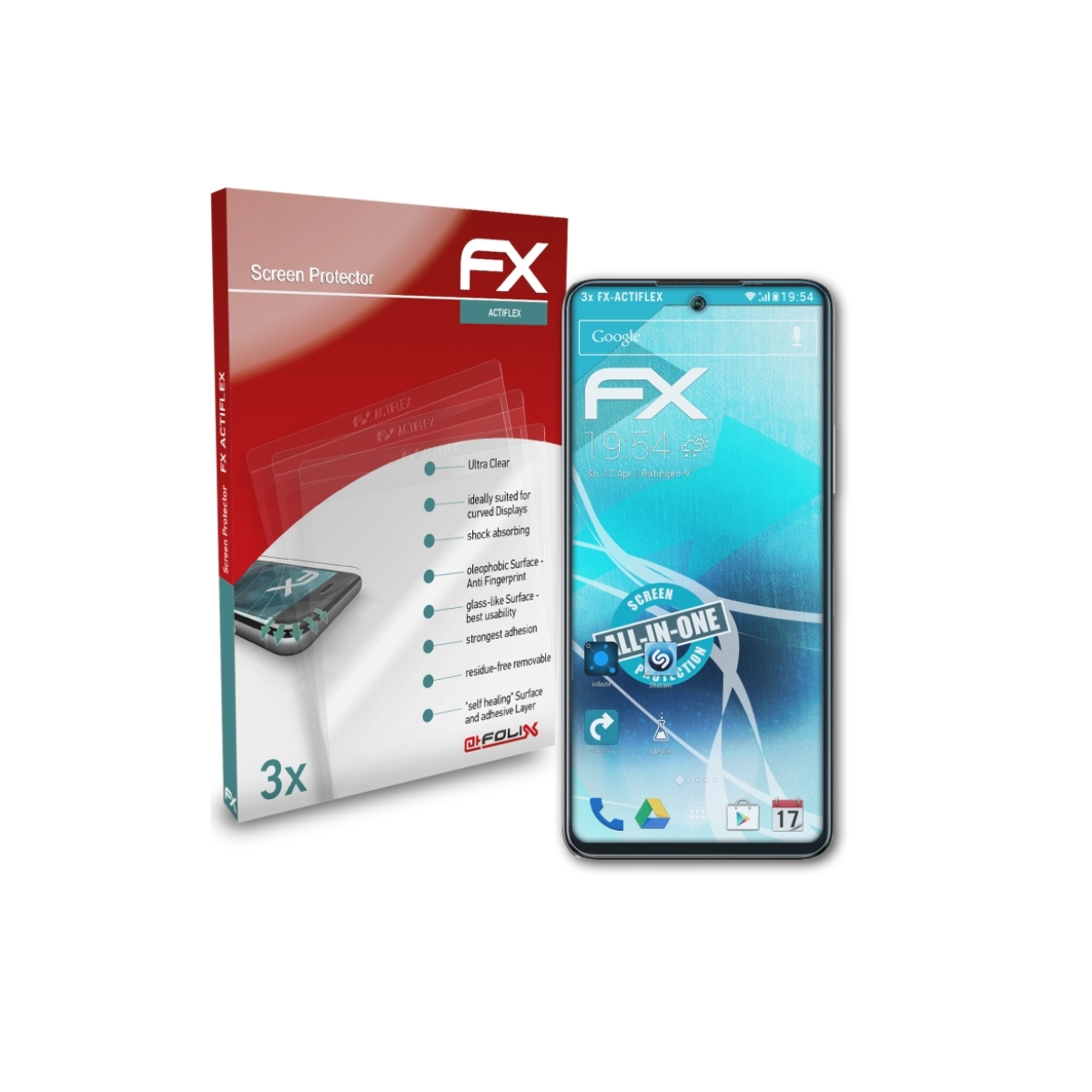 M15) ATFOLIX 3x FX-ActiFleX Displayschutz(für Gionee
