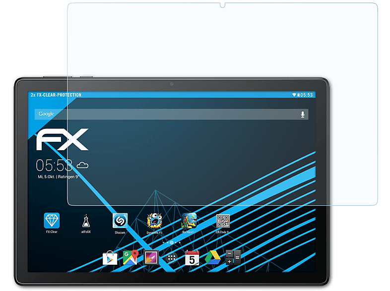 ATFOLIX 2x FX-Clear Alcatel 3T10 Displayschutz(für (2020))