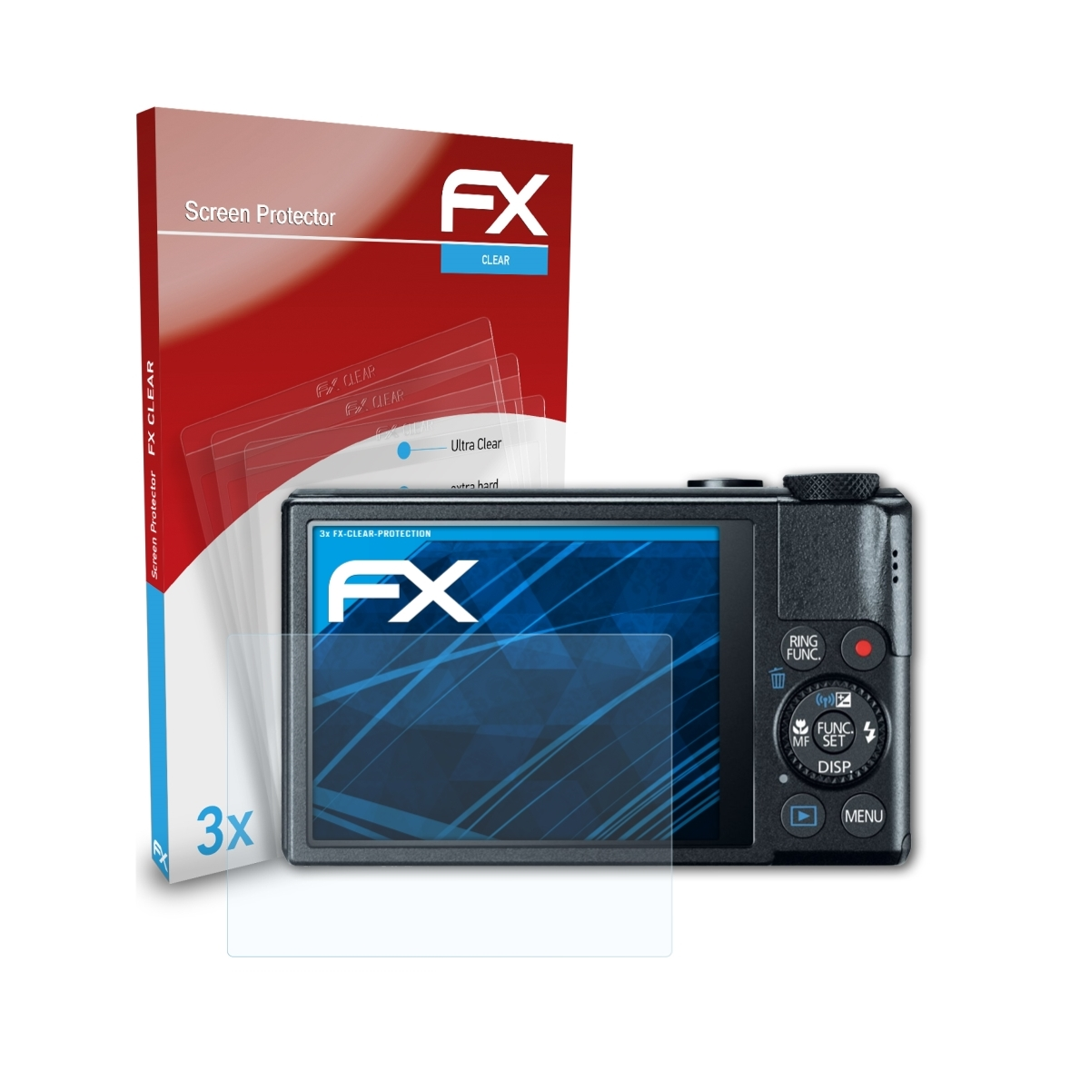 ATFOLIX 3x FX-Clear Displayschutz(für PowerShot S110) Canon