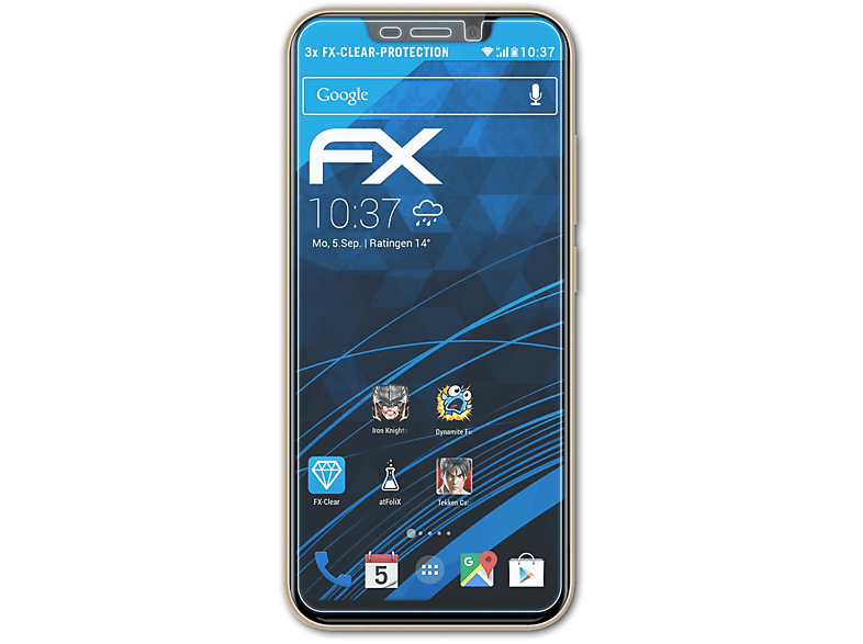 FX-Clear ATFOLIX Blackview 3x Displayschutz(für A30)