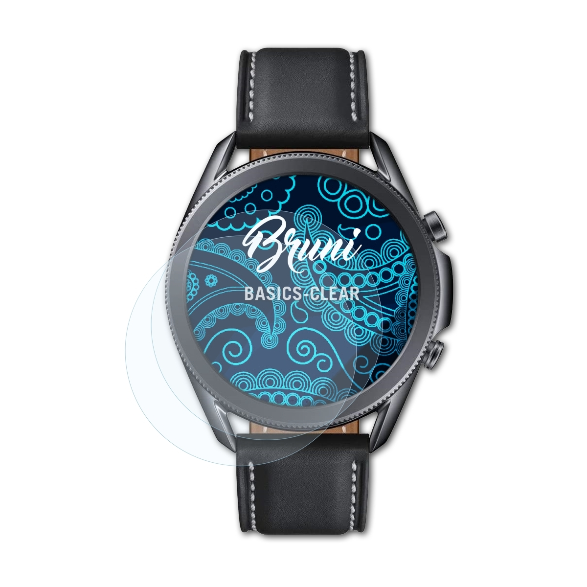 Watch Galaxy BRUNI Schutzfolie(für 3 (45mm)) Basics-Clear Samsung 2x