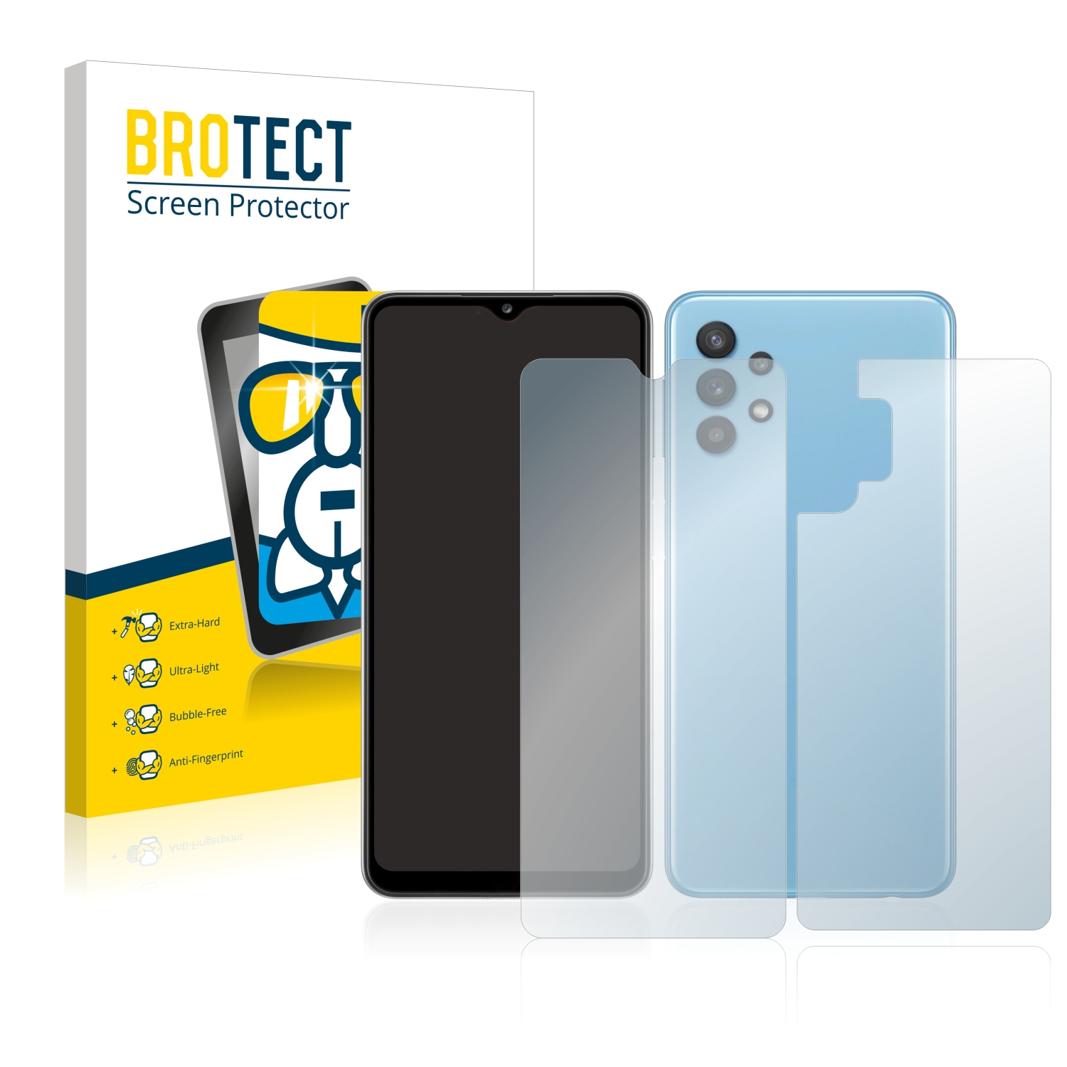 BROTECT 5G) Samsung Airglass Schutzfolie(für Galaxy klare A32