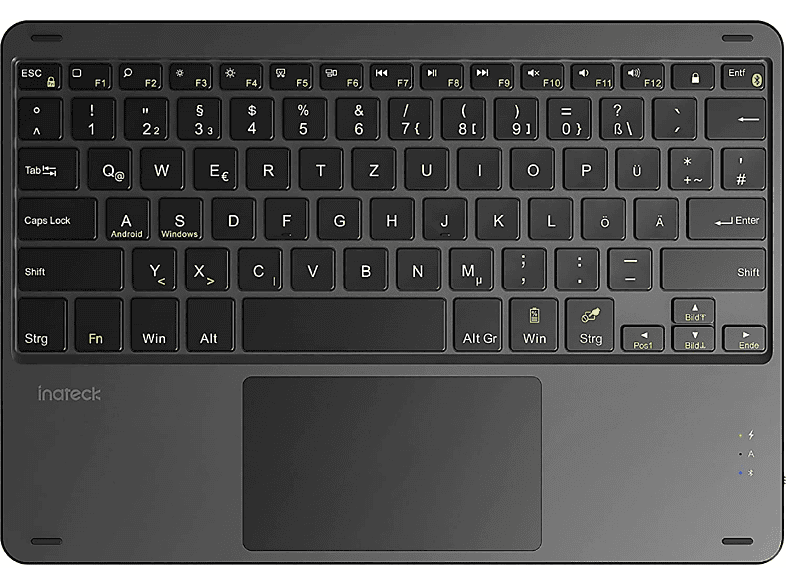 INATECK Tastatur mit Touchpad, kompatibel mit Android Tablets