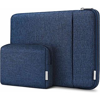 Funda portátil - INATECK 360° Protección 13 MacBook Air/Pro, Surface Pro, XPS 13, Anti Golpes Funda Bolsa Portátil Protectora, 13 ", poliéster, azul