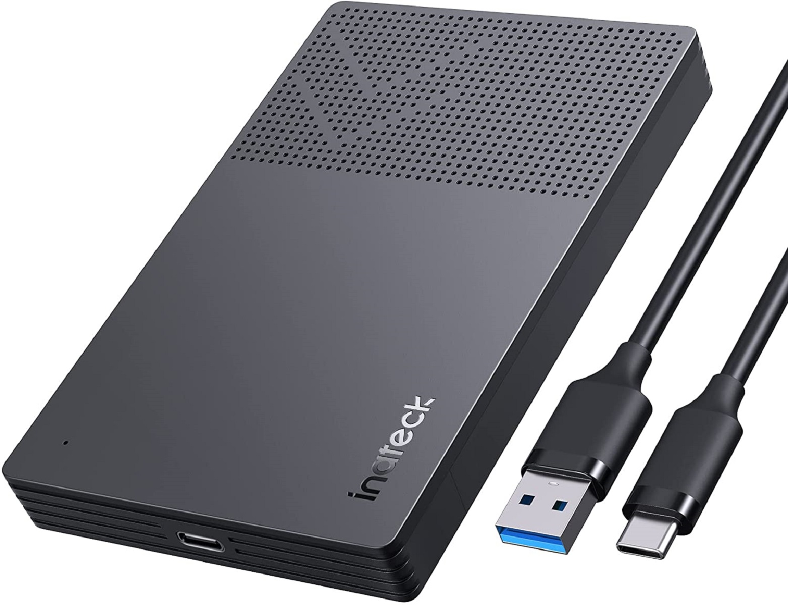 Zoll , Festplattengehäuse Gen zu 2,5 USB und 6Gbps, für black HDD SSD 2 INATECK mit bis UASP 3.2 Festplattengehäuse,