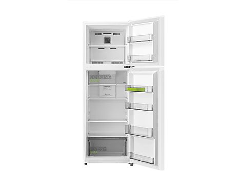 Frigorífico combi  - MDRT385MTF01 MIDEA, El cajón de la parte superior del frigorífico tiene un sistema inteligente de control de temperatura, que permite mantener el espacio de almacenamiento de -2 a 3 ºC, para garantizar la frescura de las frutas y verduras., Blanco