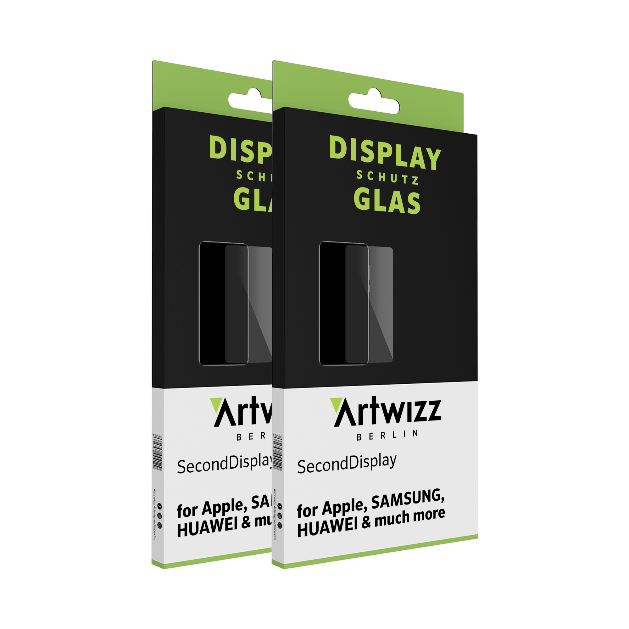 ARTWIZZ SecondDisplay (2er Pack) Displayschutz(für Samsung Galaxy (2018)) A6