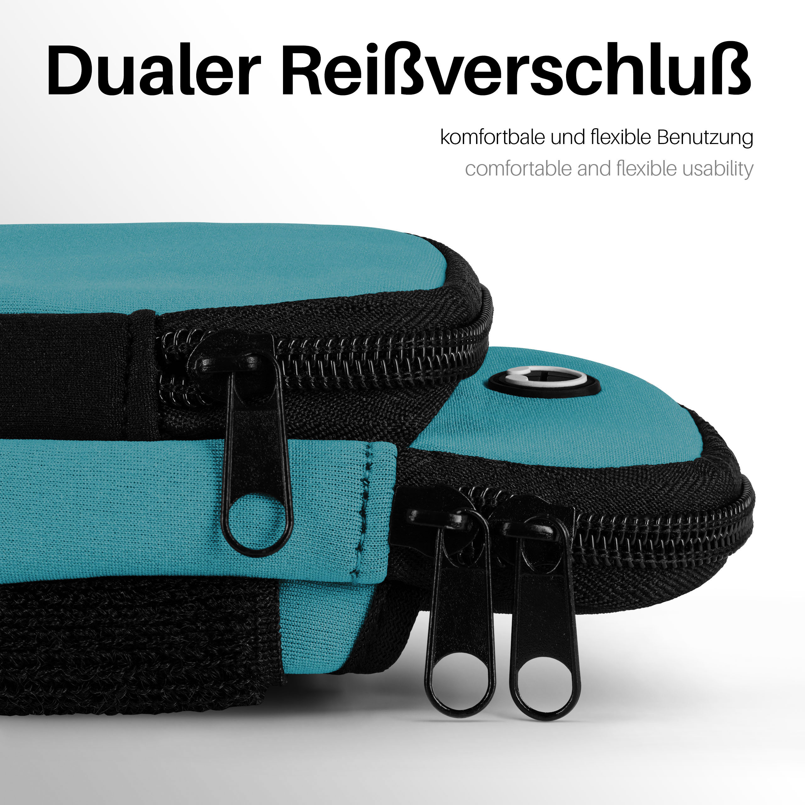 3, Full Blau OnePlus, Cover, MOEX Armband, Sport