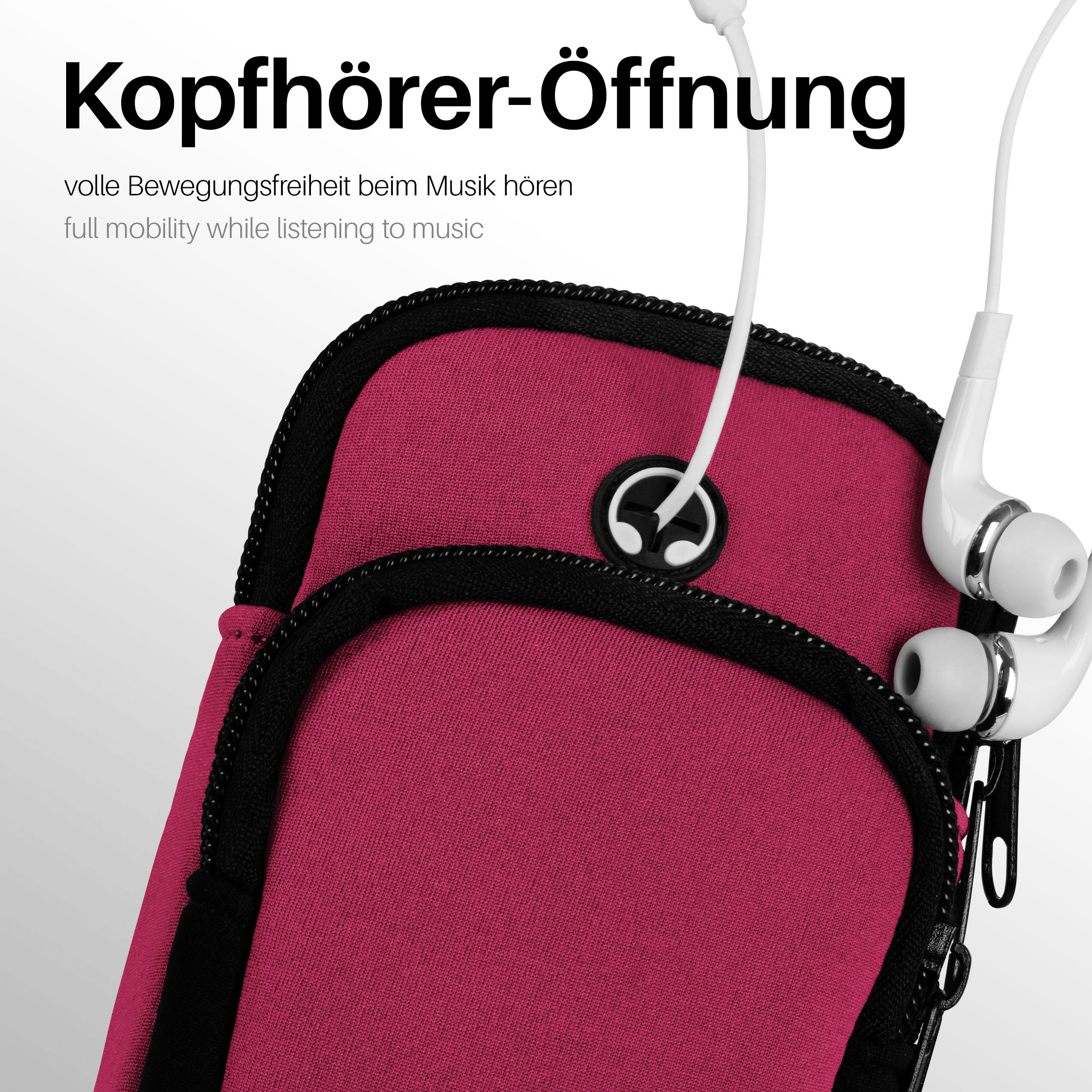 Sport Cover, Xiaomi, MOEX Redmi Armband, Full 9, Pink