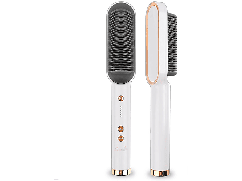 Cepillo secador de Pelo Peine de Aire Caliente 3 Temperaturas 160 ℃ 180 ℃  200 ℃ Moldeador Voluminizador para Cabello Húmedo y Seco 1000 W - KLACK