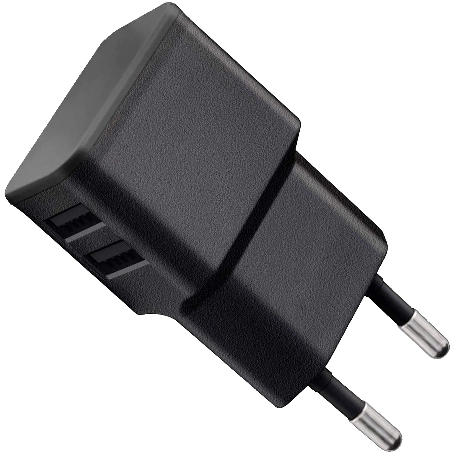 WICKED CHILI Dual USB Ladegerät Netzteil Roam, schwarz (2.4A,12W) Netzteil USB-A für auf USB-C 10W für USB Sonos Kabel ersetzt Dual