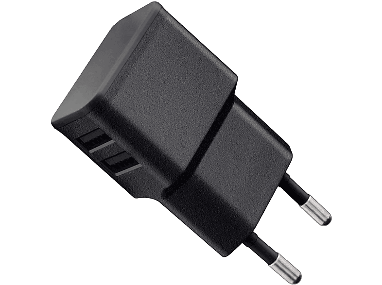 WICKED CHILI Dual USB Ladegerät Netzteil Roam, schwarz (2.4A,12W) Netzteil USB-A für auf USB-C 10W für USB Sonos Kabel ersetzt Dual