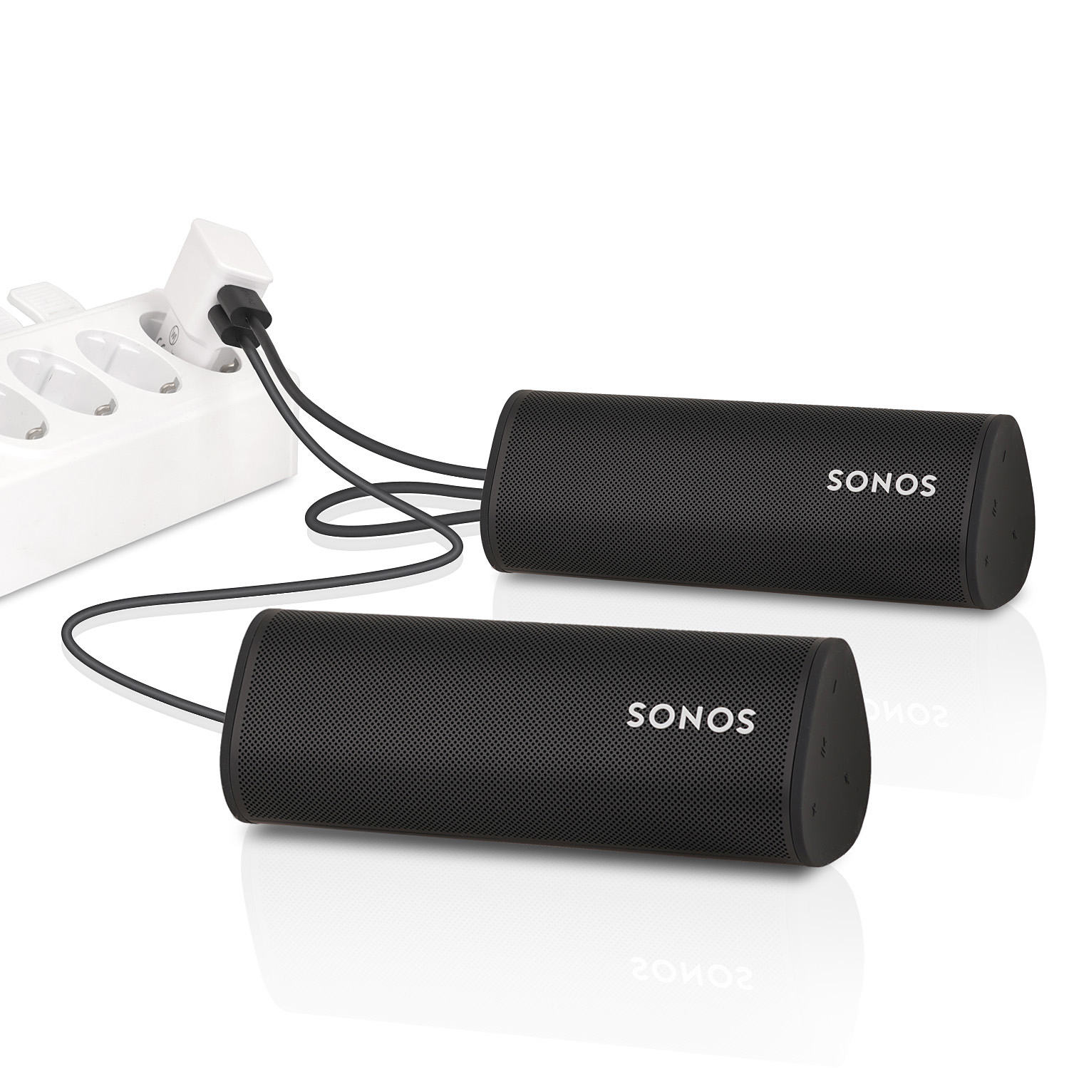 CHILI weiß Ladegerät Dual für Kabel 10W Roam, Dual 12W) USB-C Netzteil für Sonos (2.4A, WICKED USB auf Netzteil ersetzt USB-A USB