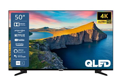 SMART (Flat, TV) | 4K, / QLED MediaMarkt 50 TELEFUNKEN QU50K800 TV Zoll 126 UHD cm,