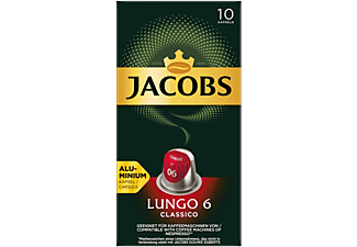 JACOBS Lungo 6 Classico 10 x 10 Nespresso®* kompatible Kaffeekapseln (Nespresso System)