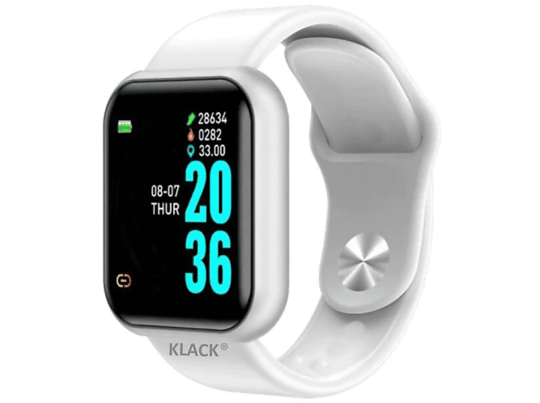 Smartwatch Klack W9 Reloj Deportivo Inteligente Llamadas Frecuencia  Cardíaca Presión Arterial Compatible Iphone Samsung Universal - Blanco con  Ofertas en Carrefour