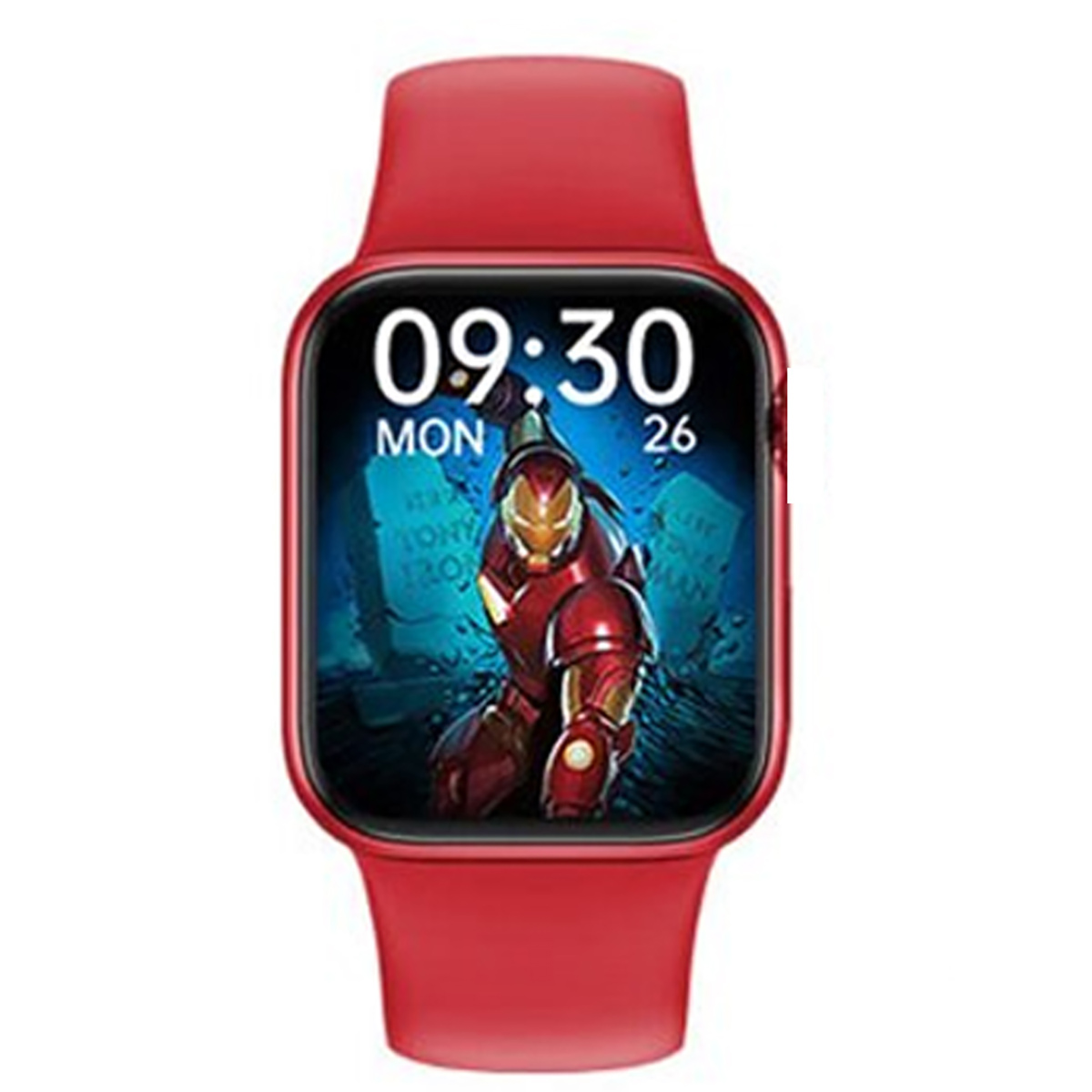 Reloj Inteligente Deportivo w26 rojo smartwatch w26k klack bluetooth 5.0 compatible con iphone huawei samsung xiaomi universal recibir llamada arterial modos fitness medidor calorías monitor