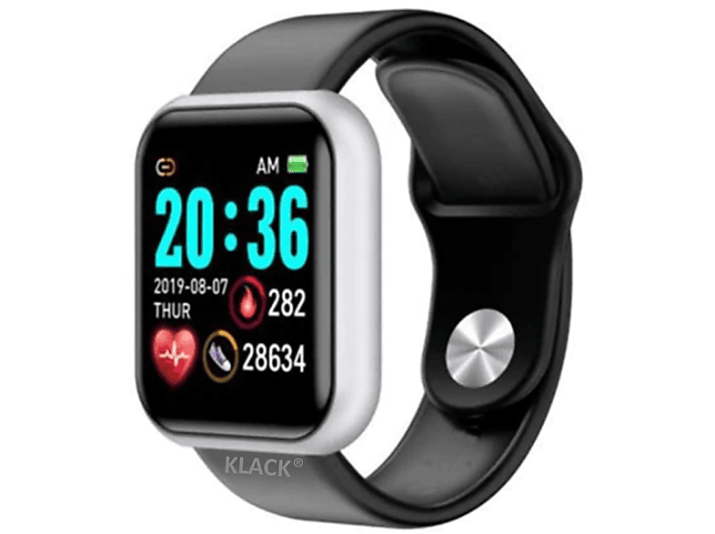 Smartwatch Reloj Inteligente Deportivo Fitness Hombre Mujer Blanco KLACK –  Klack Europe