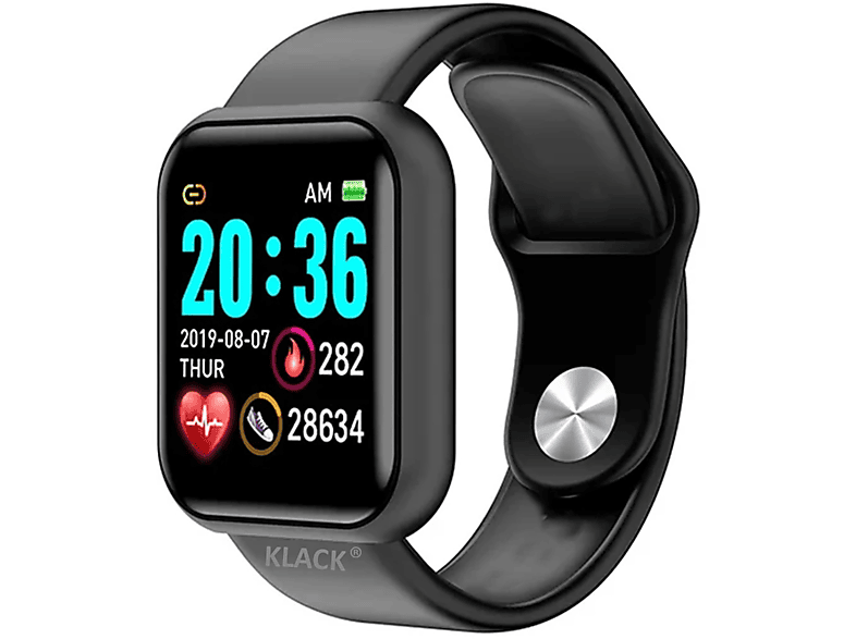 Smartwatch KLACK L8K INTELIGENTE, Reloj Bluetooth Negro MediaMarkt