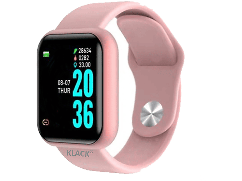 Reloj deportivo L8K KLACK Smartwatch Inteligente Bluetooth 5.0 Rosa 1 3