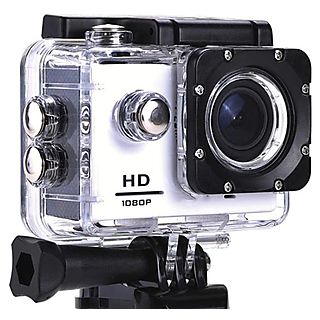 Camara deportiva de accion 1080 GOKPRO 1080 HD - KLACK, Gris, Resistente al Agua