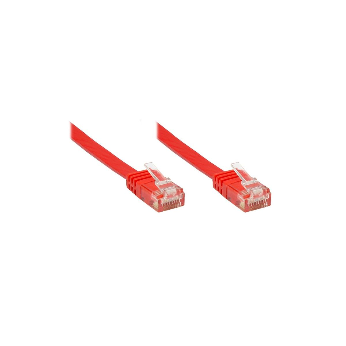 VARIA GROUP SO-31822 Cat.6, Rot Patchkabel