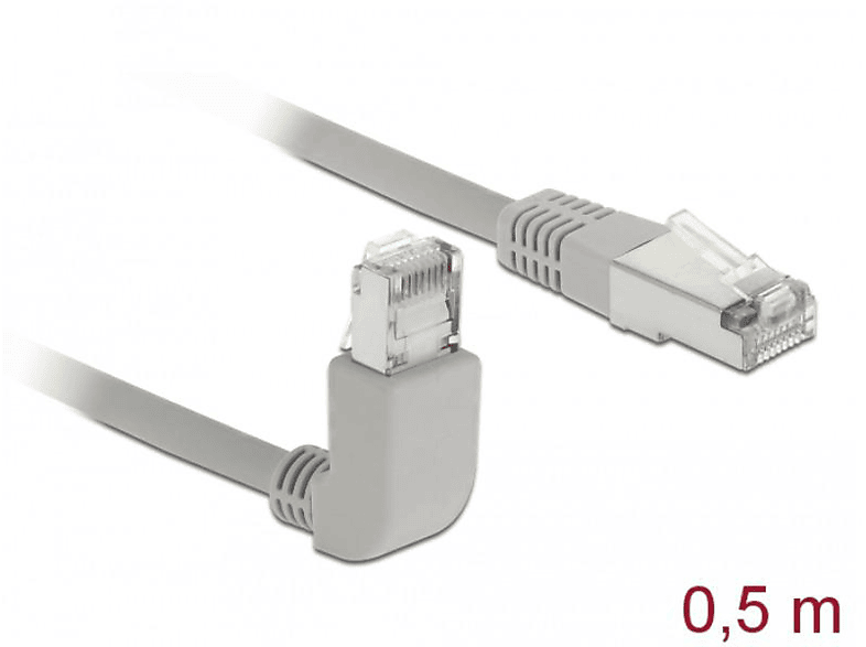 Grau Cat.5, 83514 DELOCK Patchkabel