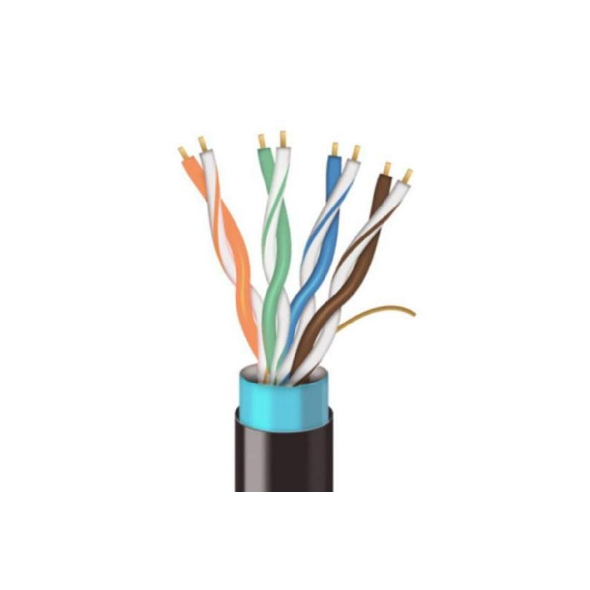 Cat.5, UBIQUITI UISP-CABLE-C_10 Schwarz Patchkabel