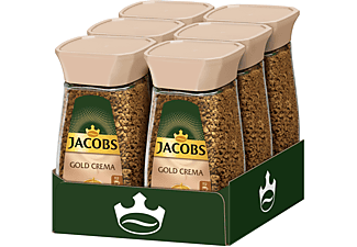 JACOBS Gold Crema 6 x 200 g Gläser löslicher Kaffee (In heißem Wasser auflösen)